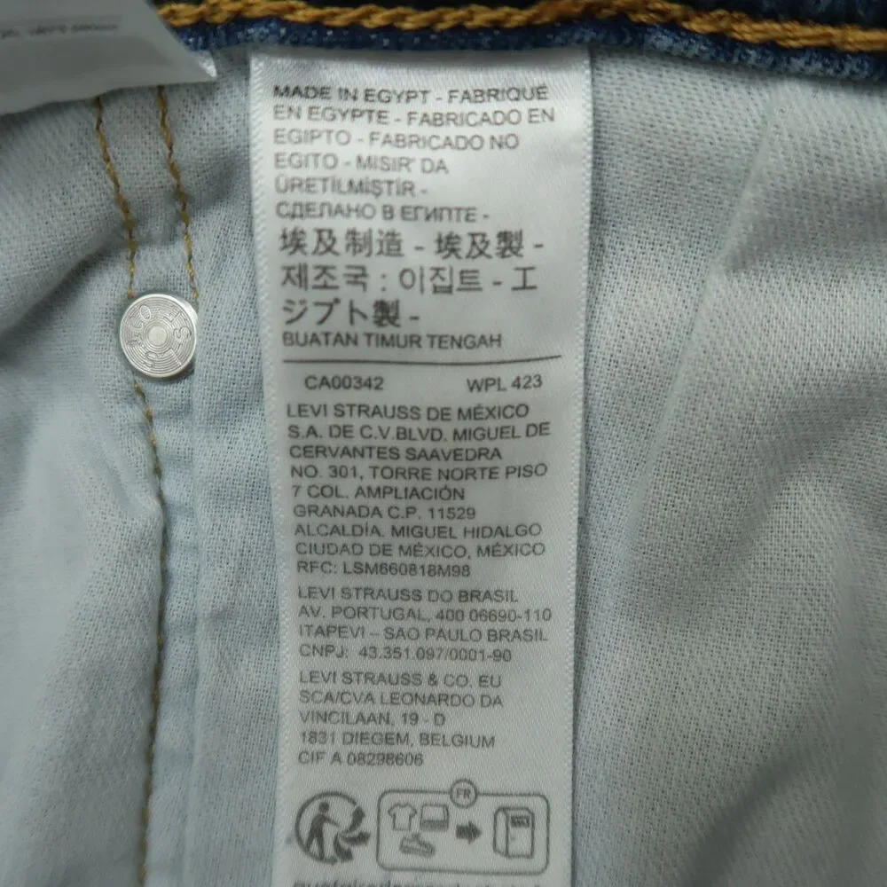 Levi's 541 Jeans Mens Fits 35x32 (Size 36x36) Blue Athletic Slightly Tapered